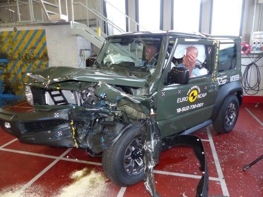 Новый внедорожник Suzuki Jimny разочаровал в краш-тестах