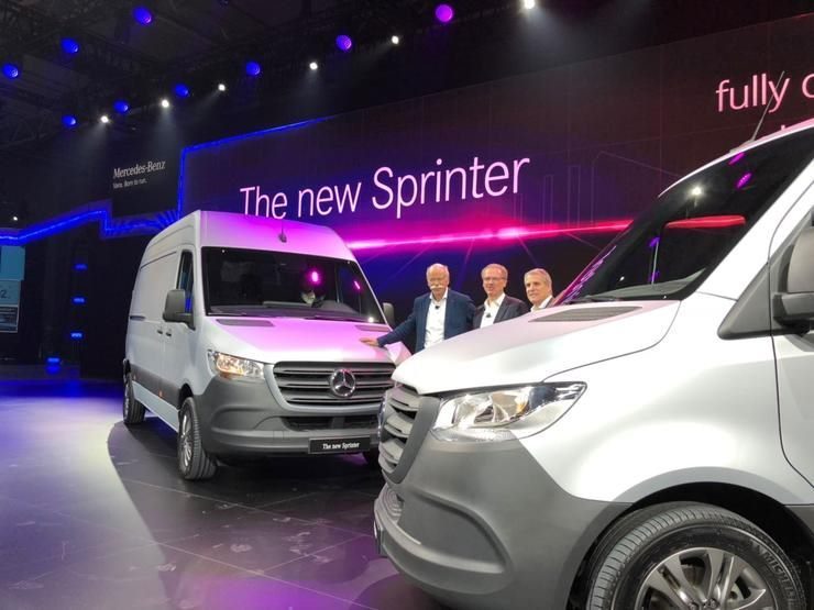 Первое знакомство с новым Mercedes-Benz Sprinter