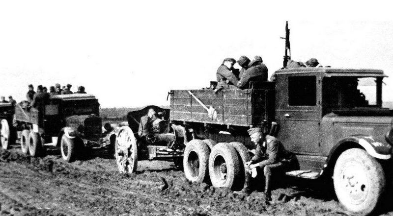 Мир и война Захара Ивановича: армейская техника на трёхосных грузовиках ЗИС-6