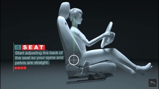 В Jaguar объяснили, как должно быть настроено сиденье водителя