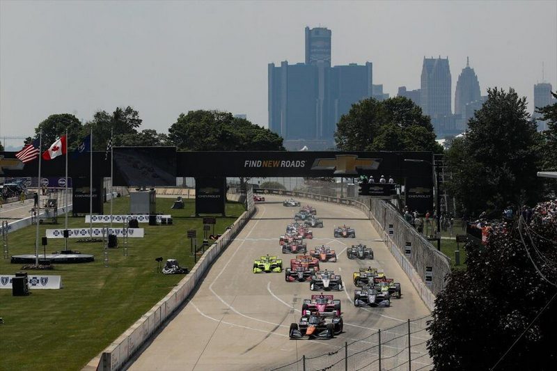 IndyCar в Детройте: авария Розенквиста, пожар Грожана, бешенство Пауэра и триумф О’Уорда