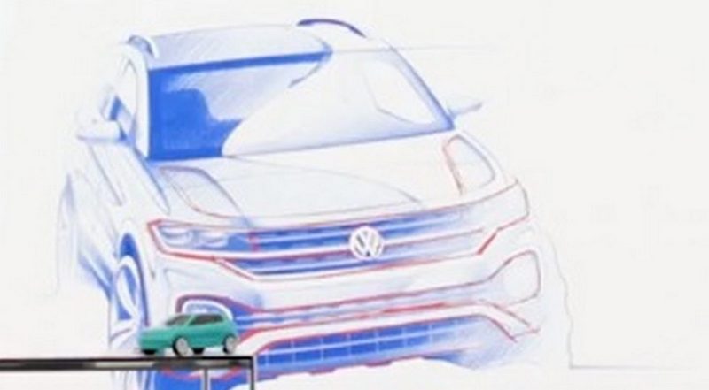 Бюджетный кроссовер Volkswagen T-Cross: официальные изображения