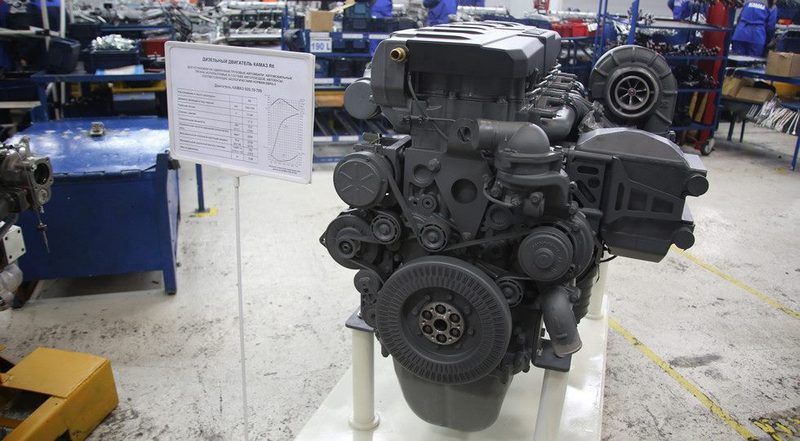 КАМАЗ запустил линию окраски двигателей нового поколения