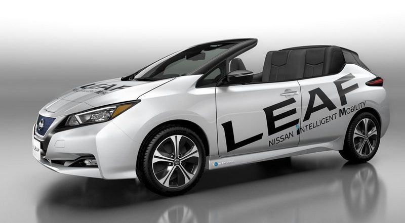 Новому Nissan Leaf снесло крышу